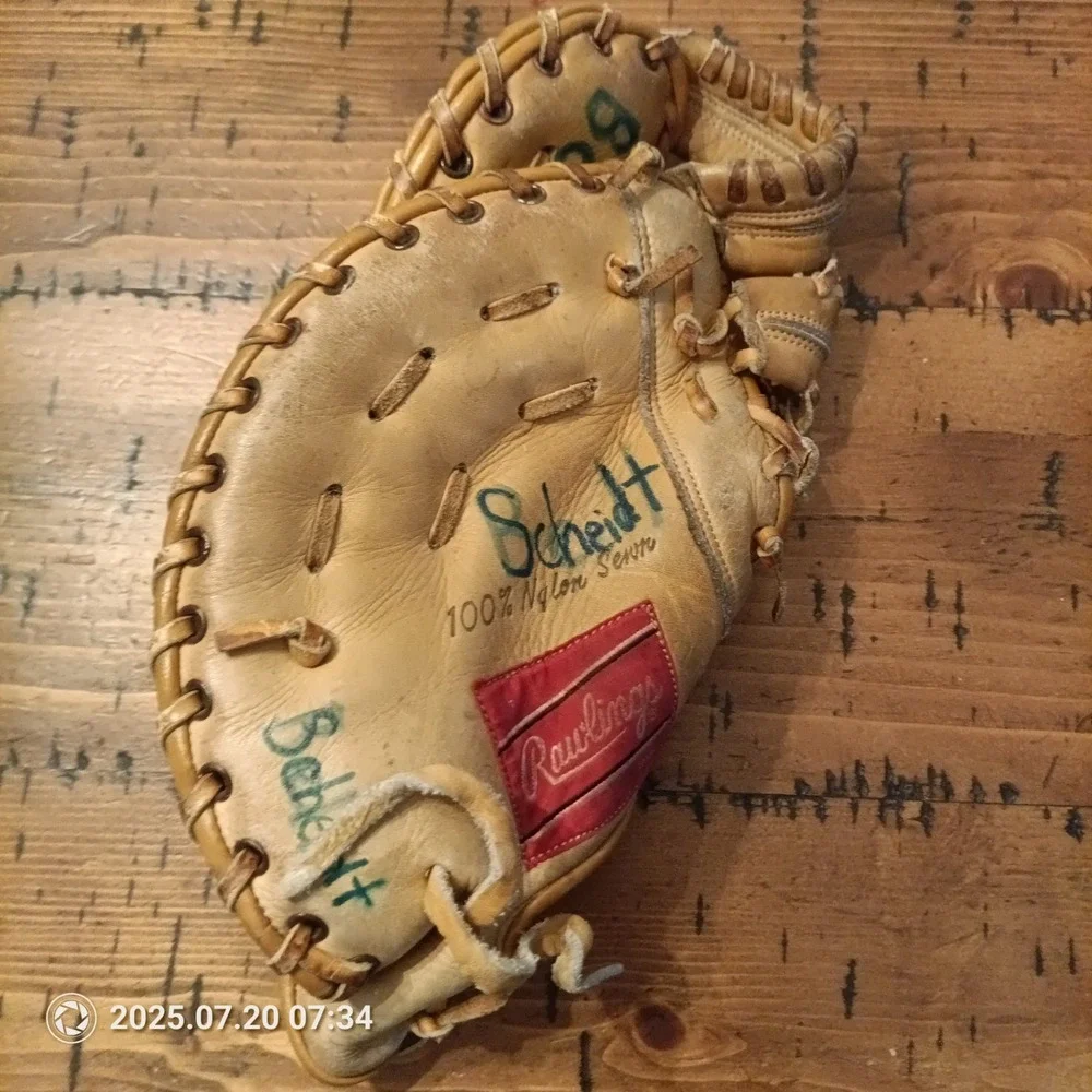 RAWLINGS FJ42 RH Thrower Mitt Glove Wes Parker Flex O Matic Palm Vintage A2